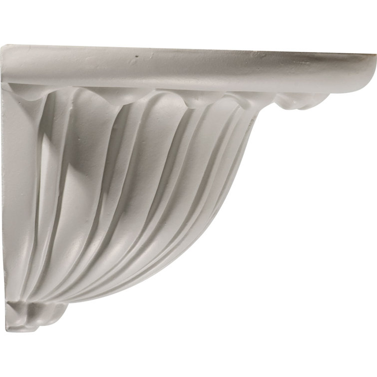 Ashton White Polyurethane Traditional Wall Sconce