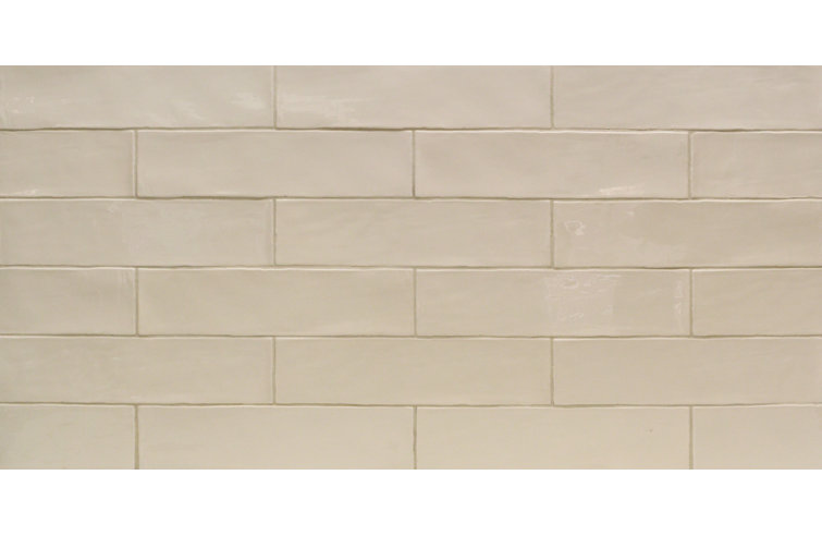 Vanilla 3" x 12" Polished Ceramic Subway Wall Tile