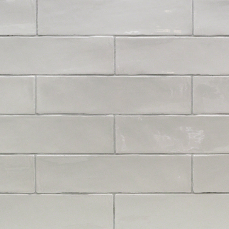 Messi Black Polished Ceramic Subway Wall Tile 3x12
