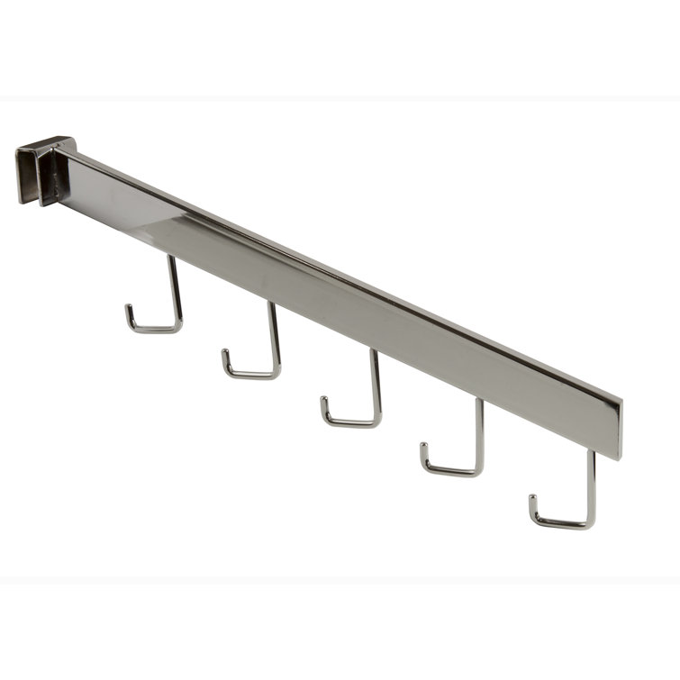Chrome 5-Hook Metal Waterfall Faceout for Hangrail