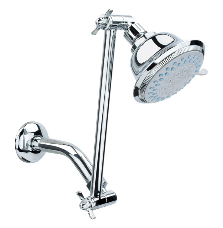 OakBrook Chrome Adjustable Height 5-Setting Showerhead