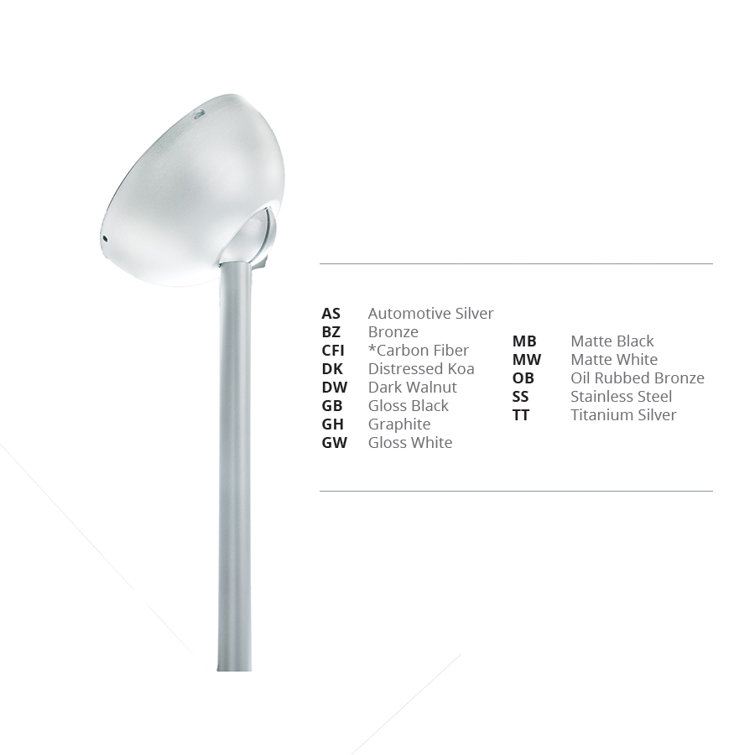 Matte White Steel Ceiling Fan Slope Adapter Kit