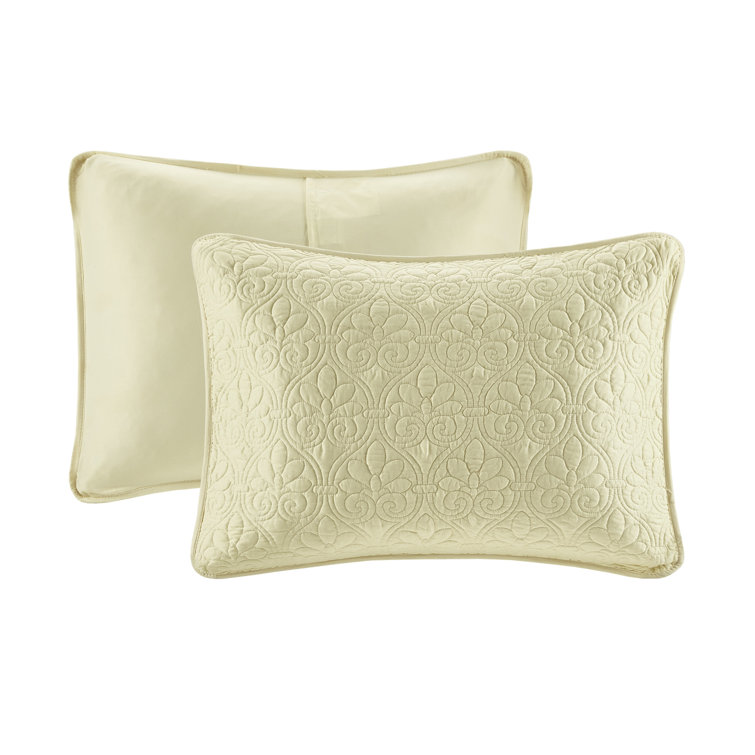White Full Reversible Microfiber Bedspread Set