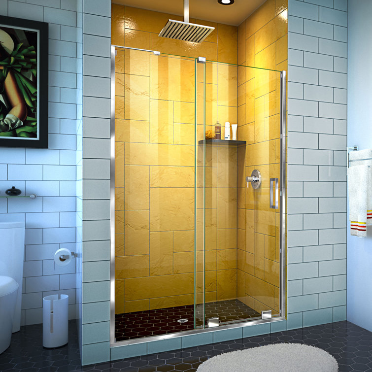 Mirage-Z 44-60'' Frameless Clear Glass Sliding Shower Door