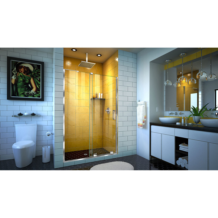 Mirage-Z 44-60'' Frameless Clear Glass Sliding Shower Door