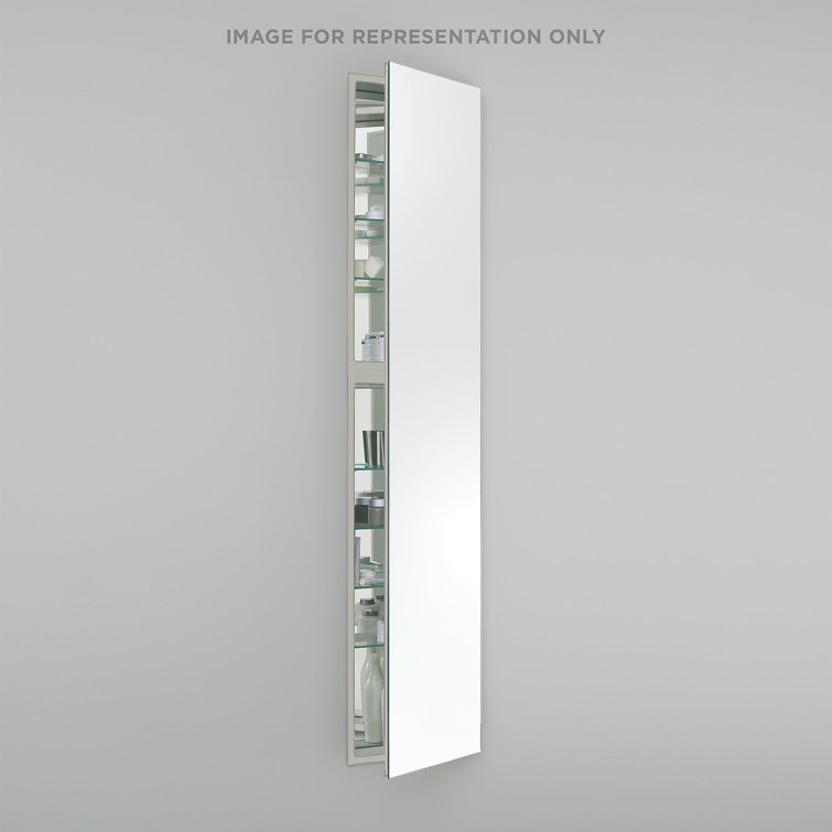Frameless Rectangular Modern Medicine Cabinet with Night Light