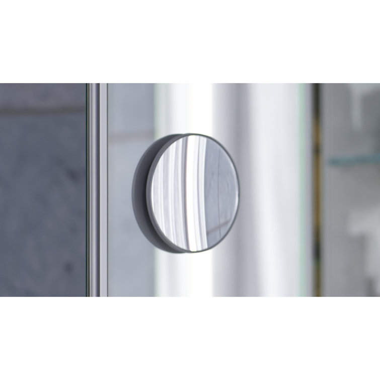 Sleek 40" Rectangular Frameless Medicine Cabinet with LED and Bluetooth