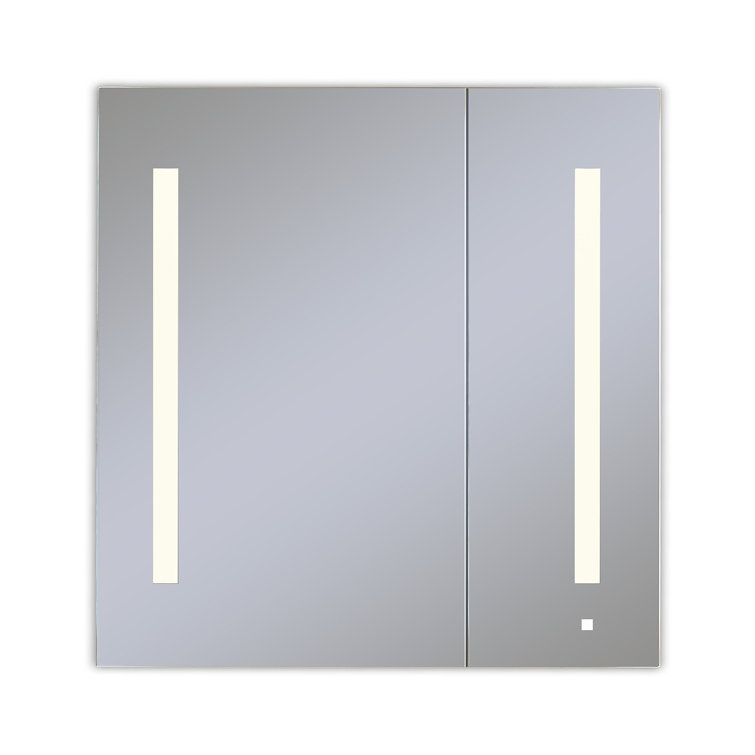 Modern 40'' Frameless Rectangular Medicine Cabinet with LED and Bluetooth