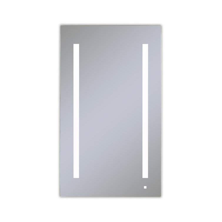 Modern 40" Frameless Rectangular Medicine Cabinet with Bluetooth