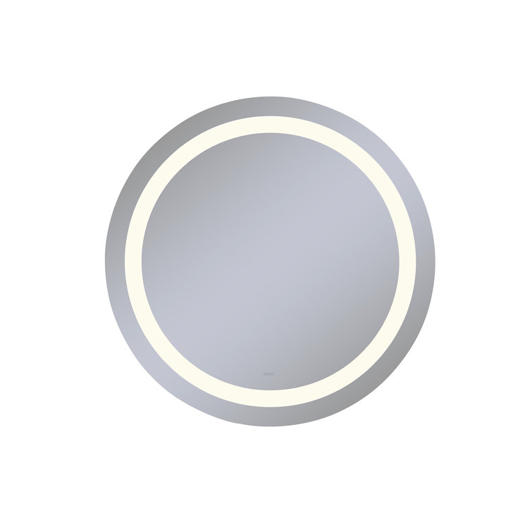 Luminous 30" Clear Frameless Circular Lighted Fog-Free Mirror