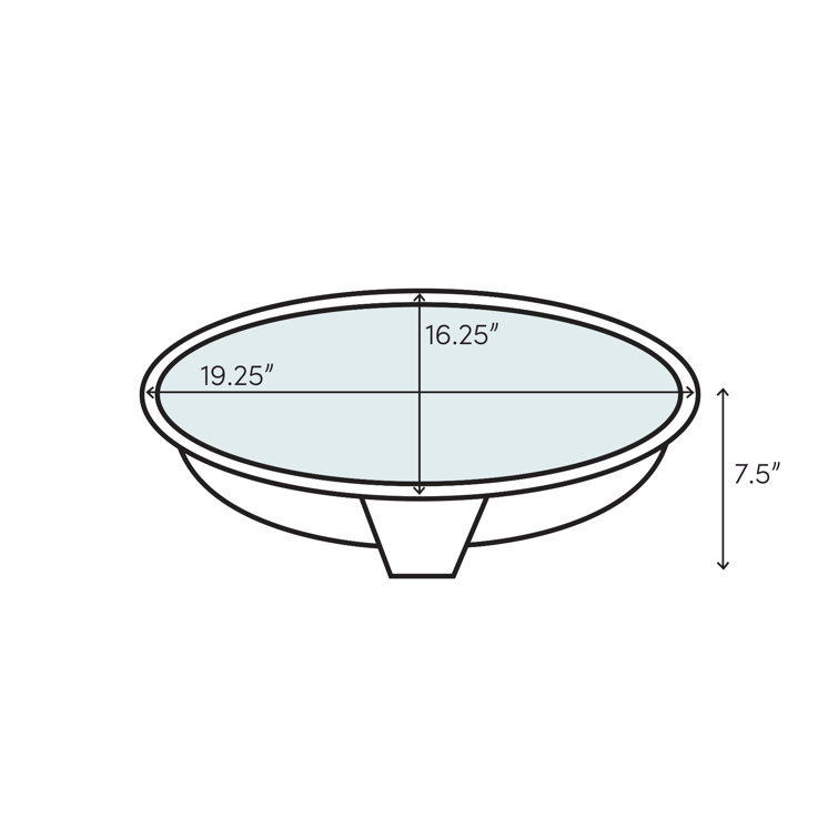 White Ceramic Oval Undermount Bathroom Sink