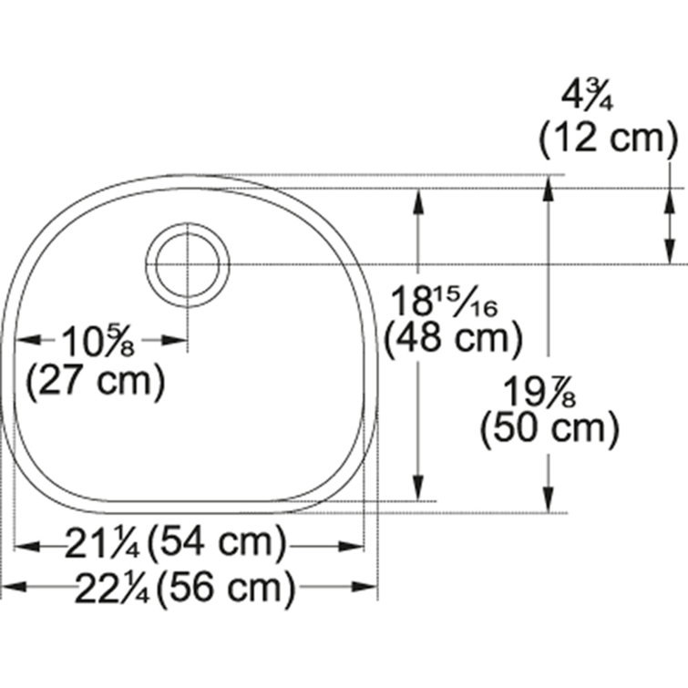 Prestige 22" Stainless Steel Undermount Single Bowl Sink