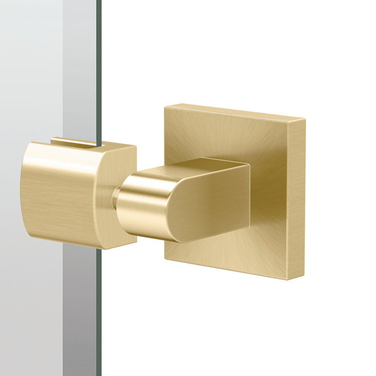 Elevate Brushed Brass Frameless Rectangular Bathroom Vanity Mirror