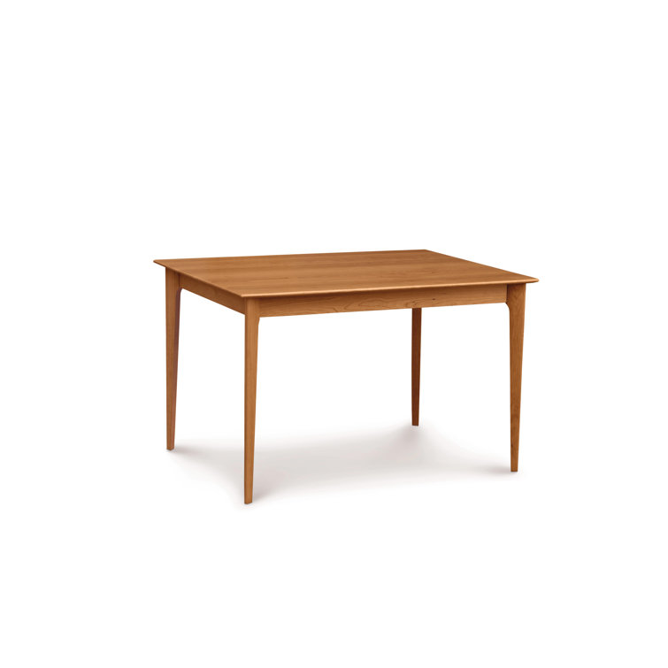 Natural Cherry Solid Wood Extendable Dining Table