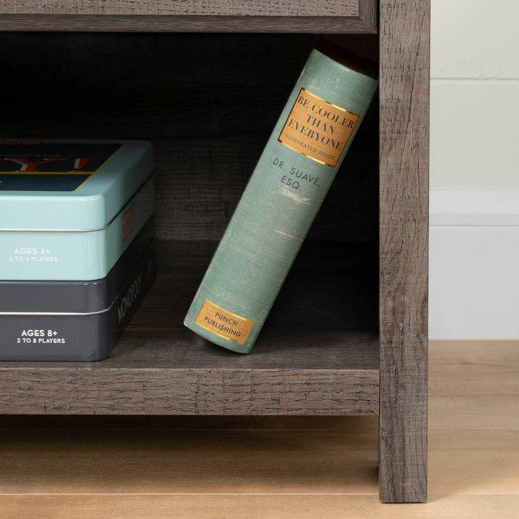 Fall Oak Classic 1-Drawer Nightstand with Open Storage