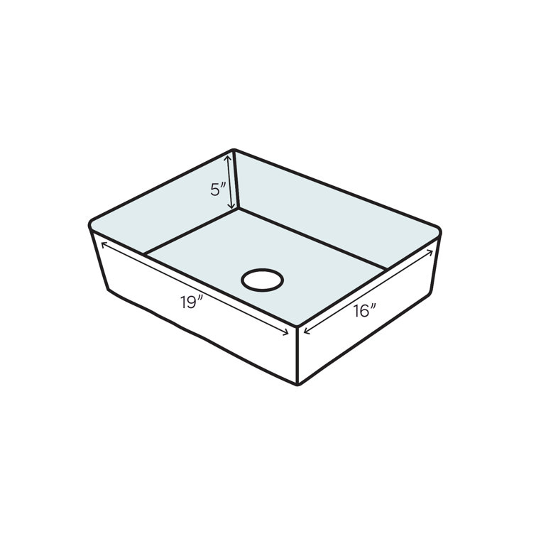 22" Hammered Copper Undermount Bathroom Sink