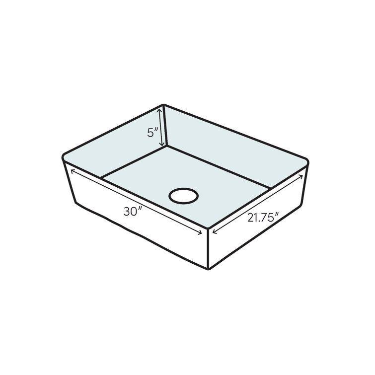 White Ceramic Rectangular Console Table Bathroom Sink