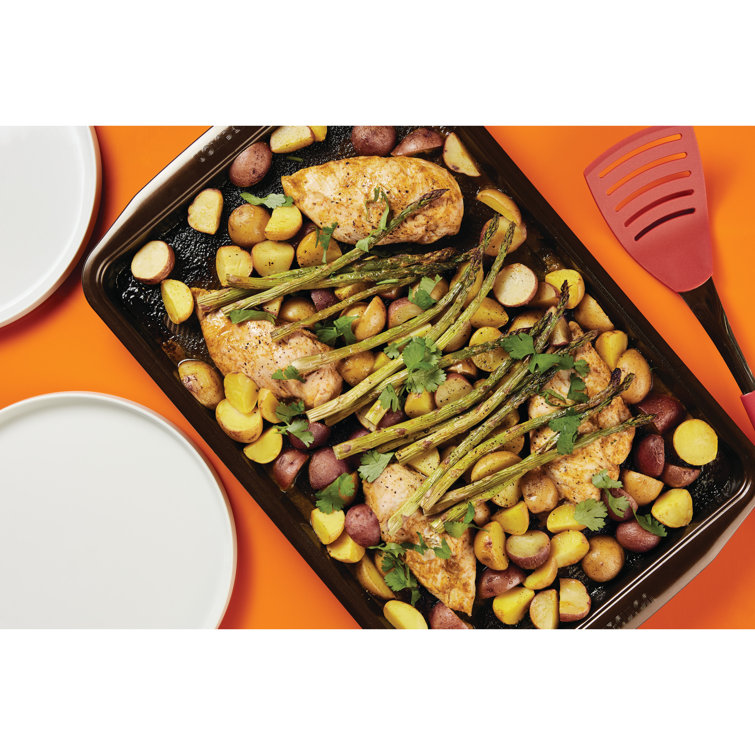 Gray Carbon Steel Nonstick 10" x 15" Cookie Sheet