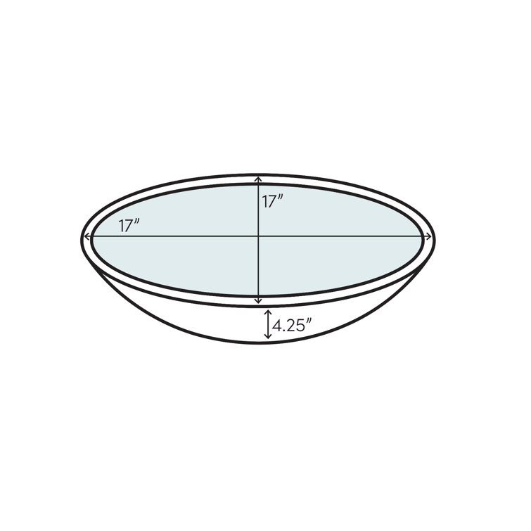 Slate Gray Round Concrete Vessel Sink