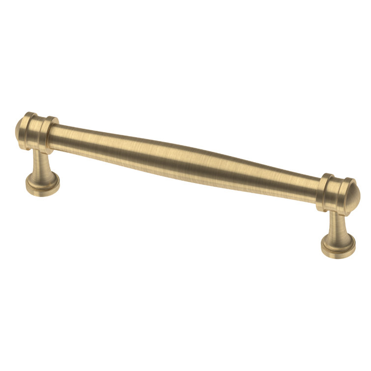 Champagne Bronze 6.3'' Industrial Bar Pull with Mounting Hardware
