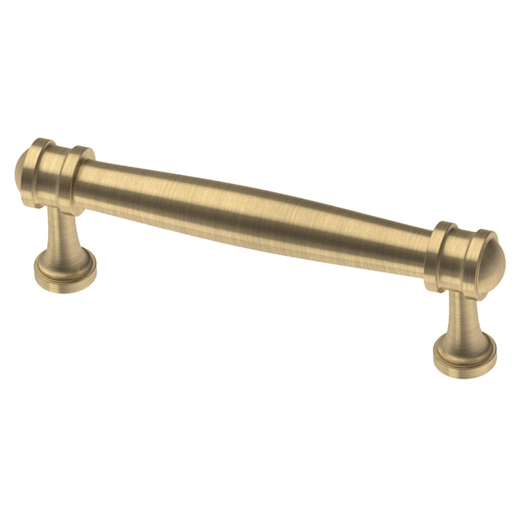 Champagne Bronze 6.3'' Industrial Bar Pull with Mounting Hardware
