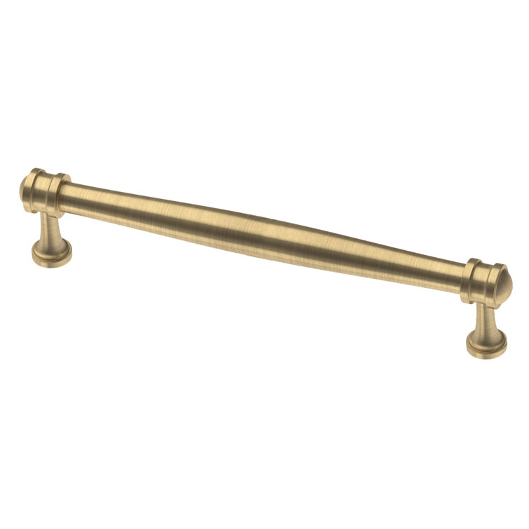 Champagne Bronze 6.3'' Industrial Bar Pull with Mounting Hardware