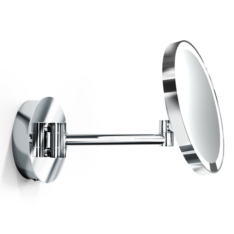 Polished Chrome 7.3'' LED Magnifying Wall Mirror