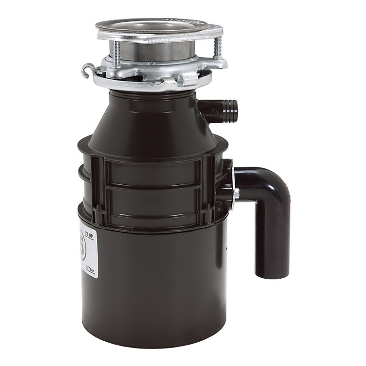 Badger 5 Black and Gray 1/2 HP Continuous Feed Garbage Disposal