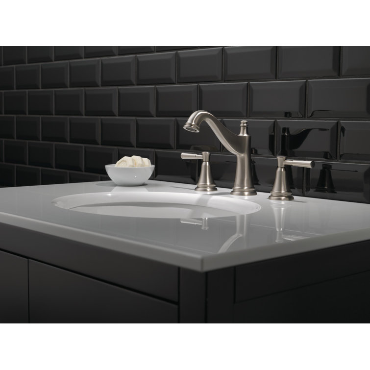 Mylan Brushed Nickel 2-Handle Widespread Bathroom Faucet