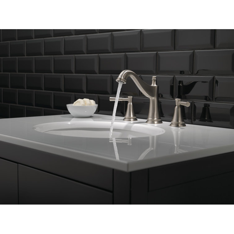 Mylan Brushed Nickel 2-Handle Widespread Bathroom Faucet