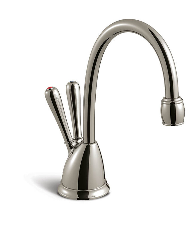 Satin Nickel Instant Hot and Cold Water Dispenser Faucet