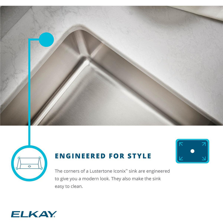 Lustrous Satin Stainless Steel Single Bowl Undermount Sink