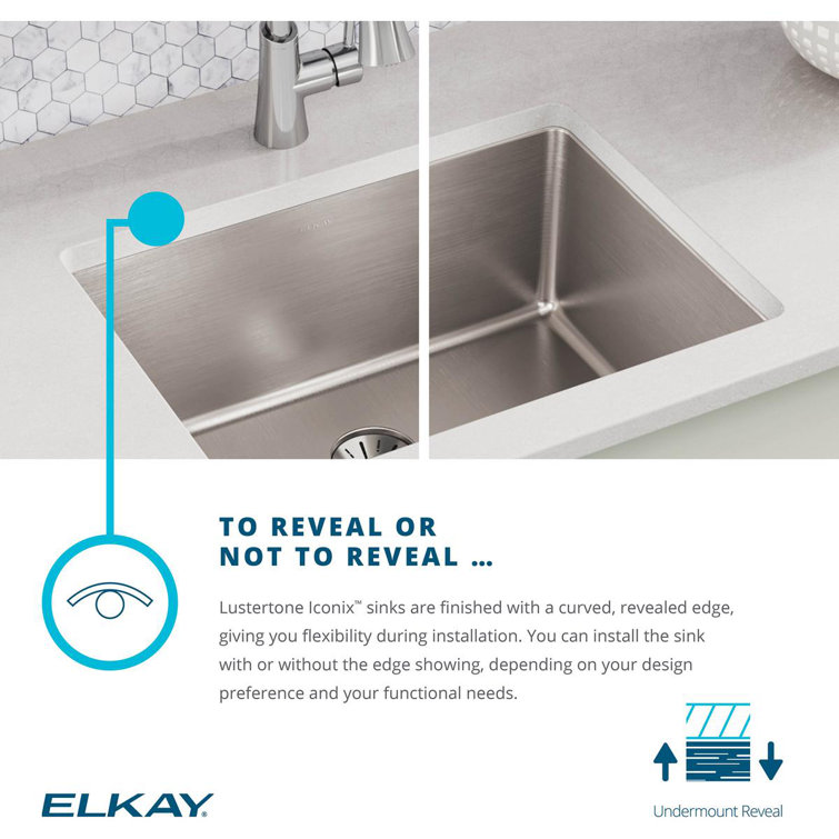 Lustrous Satin Stainless Steel Single Bowl Undermount Sink