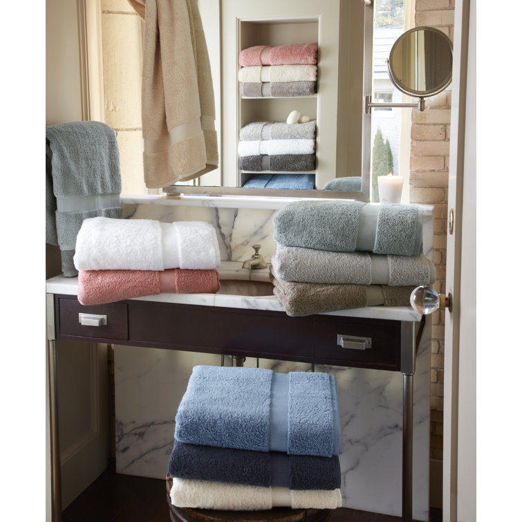 Aegean Pima Cotton Minimalist Bath Towel Set