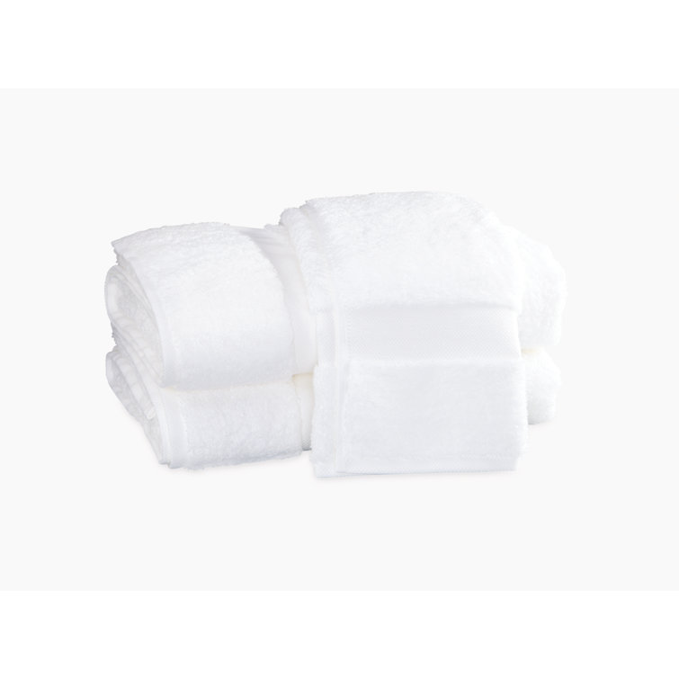 White Pima Cotton Minimalist Washcloth Set