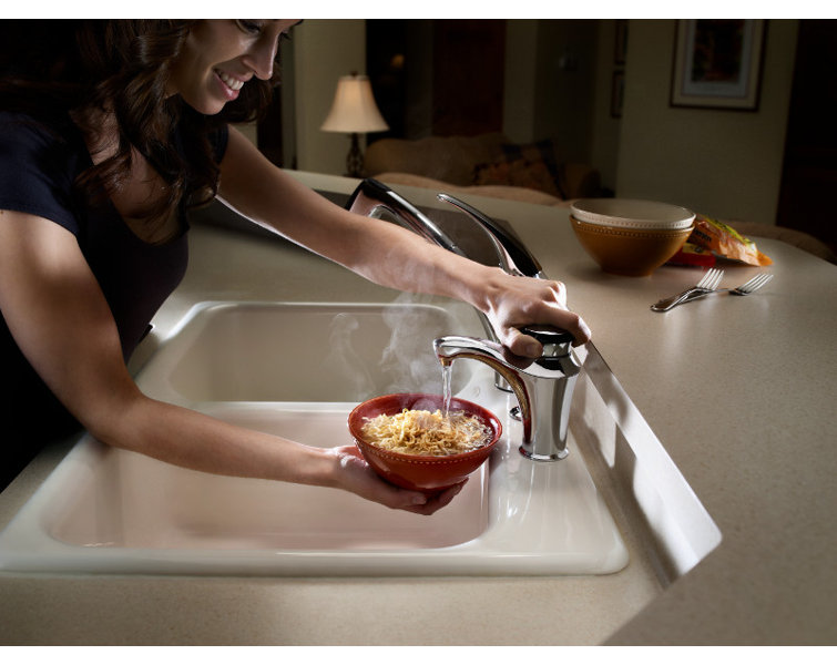 Contour Chrome Instant Hot Water Dispenser with Stainless Steel Tank