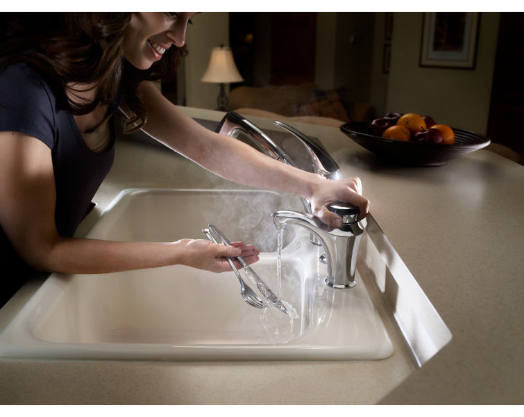 Contour Chrome Instant Hot Water Dispenser with Stainless Steel Tank