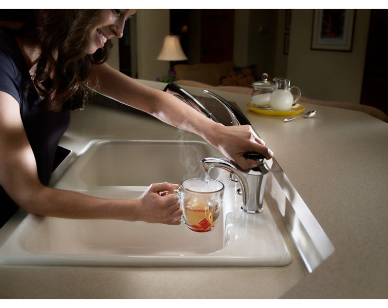 Contour Chrome Instant Hot Water Dispenser with Stainless Steel Tank
