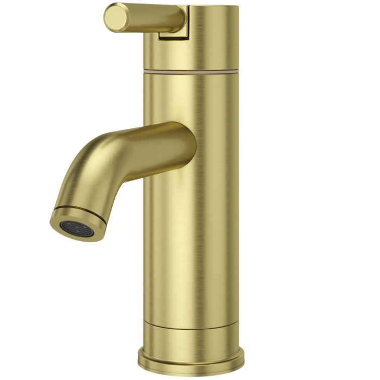 Contempra Brushed Gold Single Control Bathroom Faucet