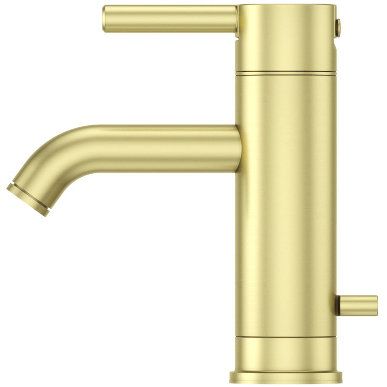 Contempra Brushed Gold Single Control Bathroom Faucet
