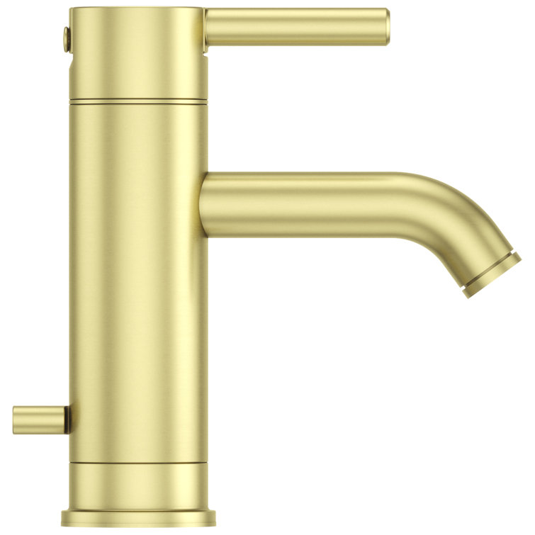 Contempra Brushed Gold Single Control Bathroom Faucet
