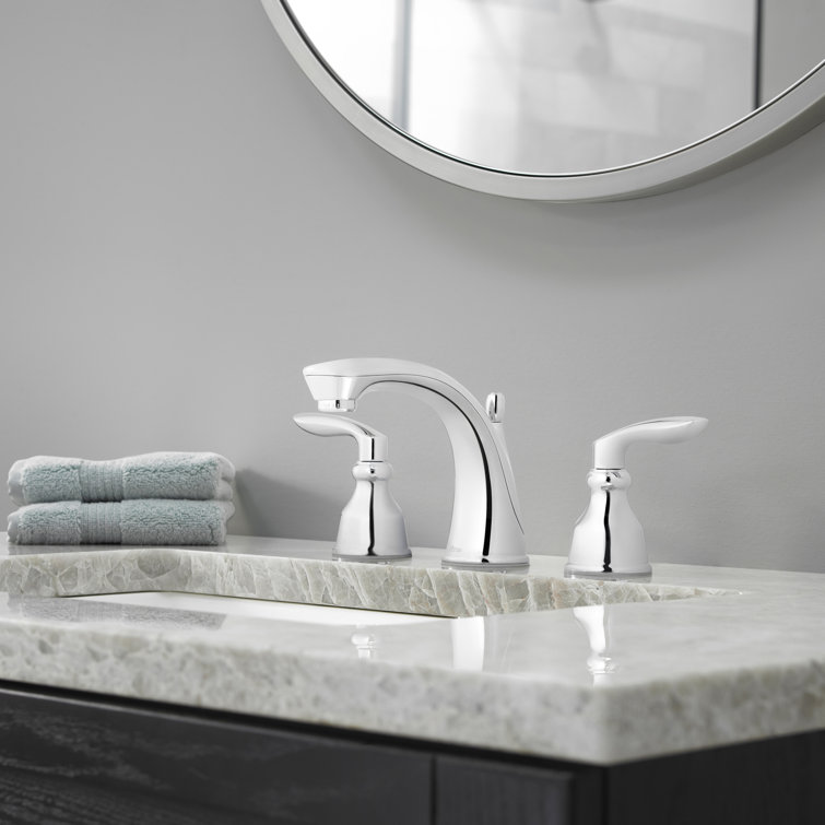 Avalon 8" Widespread Chrome Traditional Bathroom Faucet