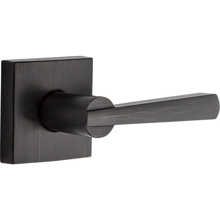 Venetian Bronze Modern Square Passage Door Lever