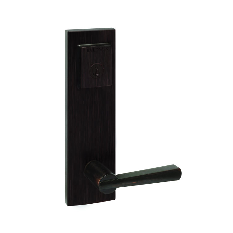Venetian Bronze SmartKey Single Cylinder Entry Door Handleset