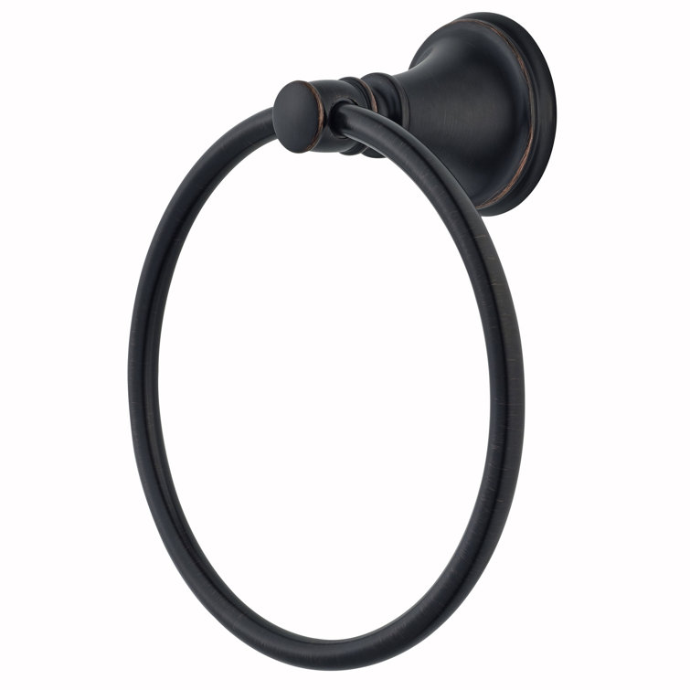 Tuscan Bronze Wall Mounted Circular Towel Ring