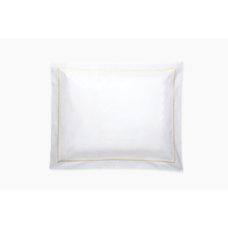 King Champagne Cotton Embroidered Percale Duvet Cover Set