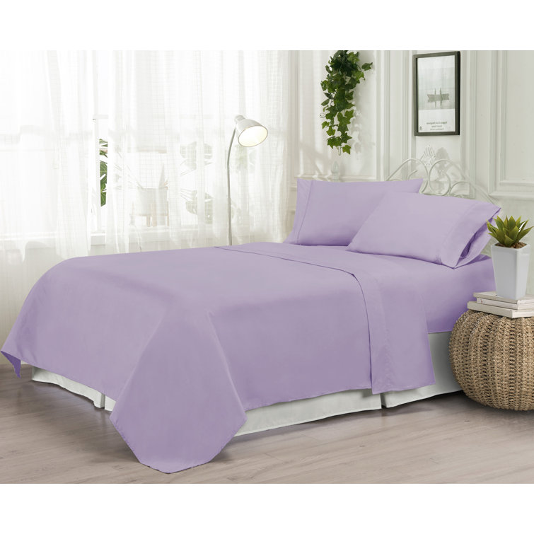 Aqua Twin Ultra Soft Cotton Microfiber Sheet Set