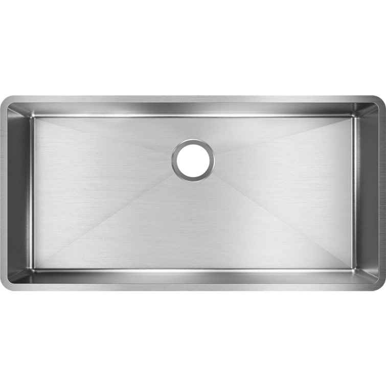 Crosstown 37" Stainless Steel Single Bowl Undermount Sink