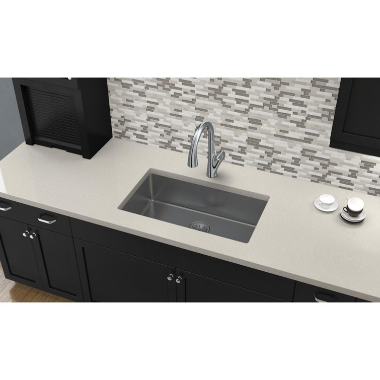 Elkay Crosstown 31" Stainless Steel Single Bowl Undermount Sink