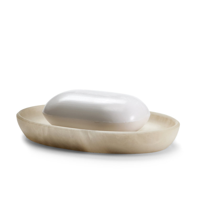 Ivory Alabaster Stone Soap Dish